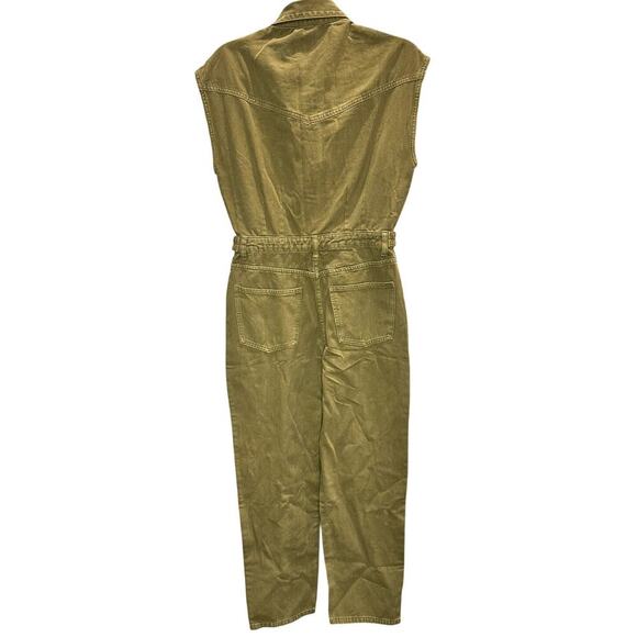 Miou Muse – Vintage Utility Jumpsuit – Green – Size Small - Picture 4 of 4